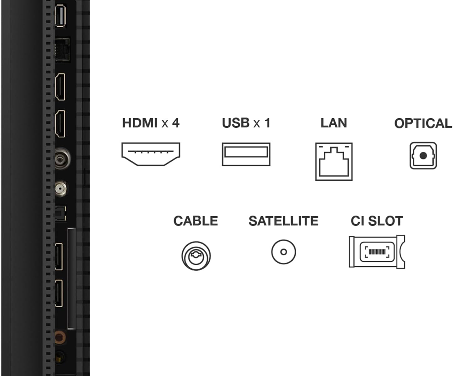 TCL 50 Inch 50Q6C QLED Mini LED TV, 4K HDR Premium, Dolby Vision IQ & Atmos, Onkyo 2.1, Smart Google TV, Game Master, 144Hz Motion Clarity Pro, AMD FreeSync Premium Pro, HDMI 2.1, AirPlay 2 – Bild 11
