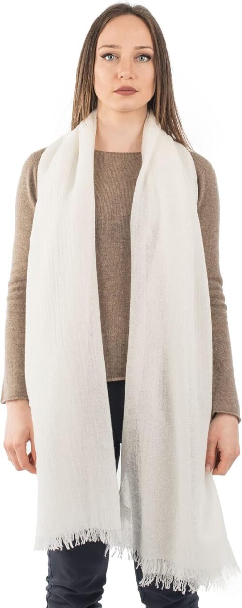 Dalle Piane Cashmere &ndash; 100% Cashmere Pashmina &ndash; Made in Italy &ndash; For Women, One Size