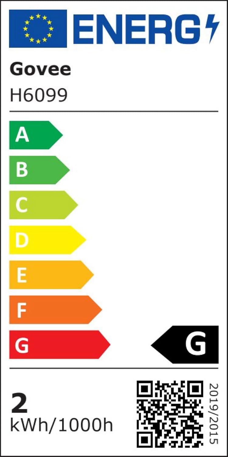 Govee TV Backlight 3 Lite with Fish-Eye Correction Function, Sync for 55-65 Inch TVs, 3.6 m RGBICW WiFi TV LED Strip with Camera, 4 Colours in 1 Lamp Bead, Voice & App Control – Bild 11