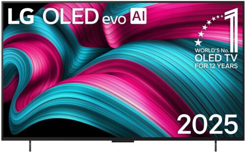 LG OLED42C5ELB TV 42 Inch (106 cm) 4K OLED evo AI TV (α9 Gen8 4K AI Processor, webOS 25, 120Hz (VRR up to 144Hz)) [Model Year 2025]