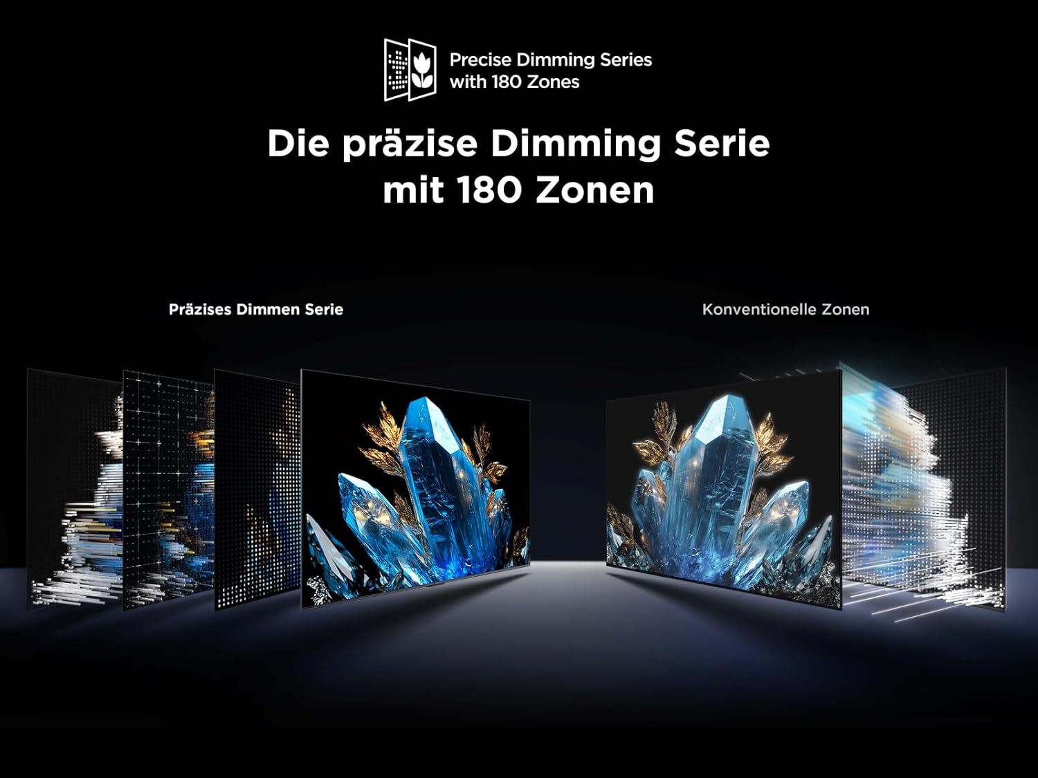 TCL 50 Inch 50Q6C QLED Mini LED TV, 4K HDR Premium, Dolby Vision IQ & Atmos, Onkyo 2.1, Smart Google TV, Game Master, 144Hz Motion Clarity Pro, AMD FreeSync Premium Pro, HDMI 2.1, AirPlay 2 – Bild 6