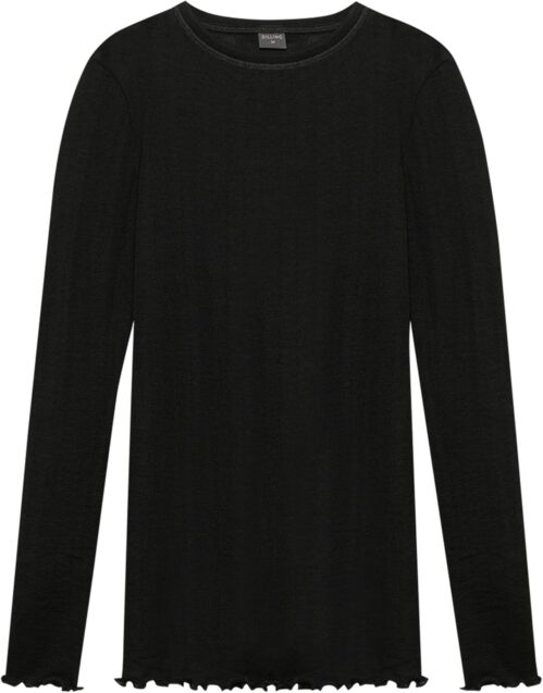 Dilling Women’s Pointelle Merino Wool/Silk Long Sleeve Shirt