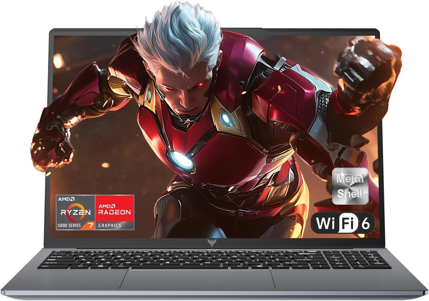 ACEMAGIC Ryzen7 5825U Laptop 16 Inch FHD Display, 16 Thread, 4.5GHz, 16GB DDR4 512GB SSD M.2, Metal Housing Computer, Backlit Keyboard, WiFi 6, BT5.2, HDMI, Type C, High Performance