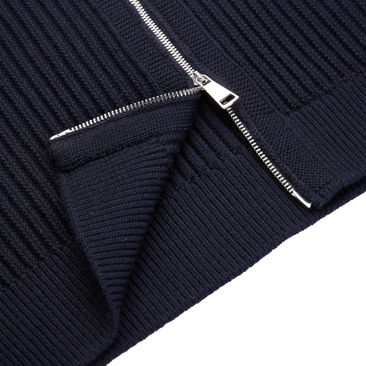 Men's Merino Jacket with Full Zip Sweater – Bild 5