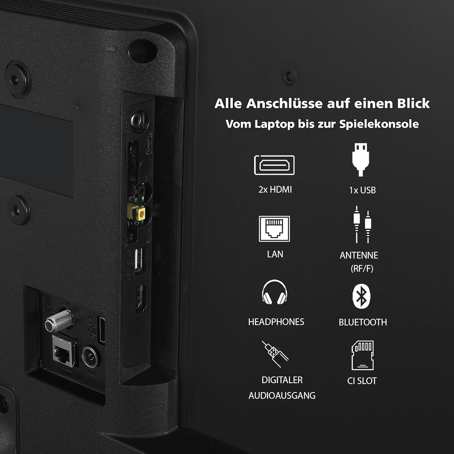 Toshiba 32LV3E63DAZ 32 Inch TV/VIDAA Smart TV (Full HD, HDR, Triple Tuner, Bluetooth, Dolby Audio) – Bild 3