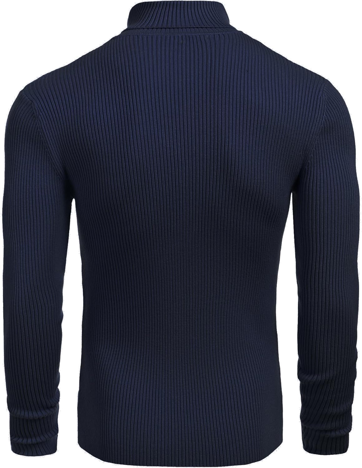 COOFANDY Men's Turtleneck Pullover, Long-Sleeved Top, Fine Knit Sweater, Casual, Slim Fit, Basic Men's Jumper – Bild 5