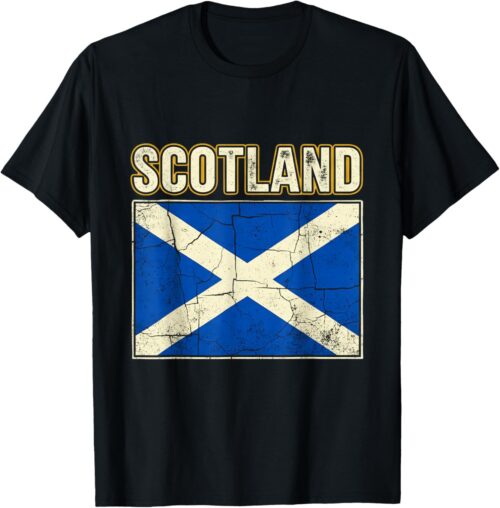 Scotland Scottish for Men Kids Women Scottish Flag T-Shirt