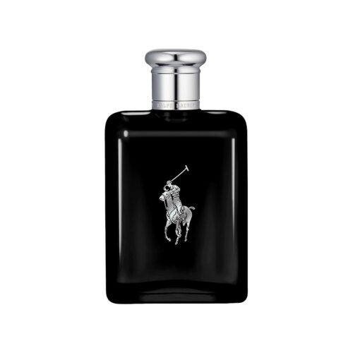 Ralph Lauren Polo Black Eau de Toilette für Herren, holzig-aromatischer Duft mit Patchouli & Mango, für moderne Männer