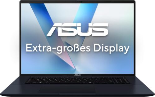 ASUS Vivobook 18 M1807HA Laptop | 18 Zoll WUXGA 16:10 IPS-Display | AMD Ryzen 7 260 | 16 GB RAM | 1 TB SSD | AMD Radeon 780M | Win11 Startseite | QWERTZ | Ruhiges Blau